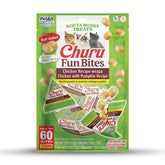 INABA Churu Fun Bites Cat Chicken Recipe wraps Chicken with Pumpkin Recipe